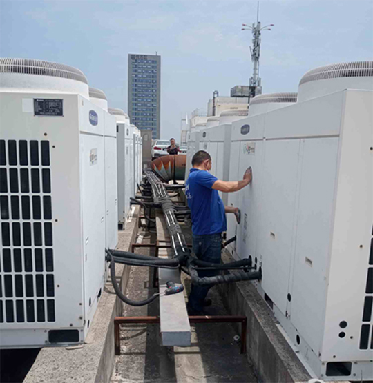 高陵中央空调制热和不制冷系统维修方法